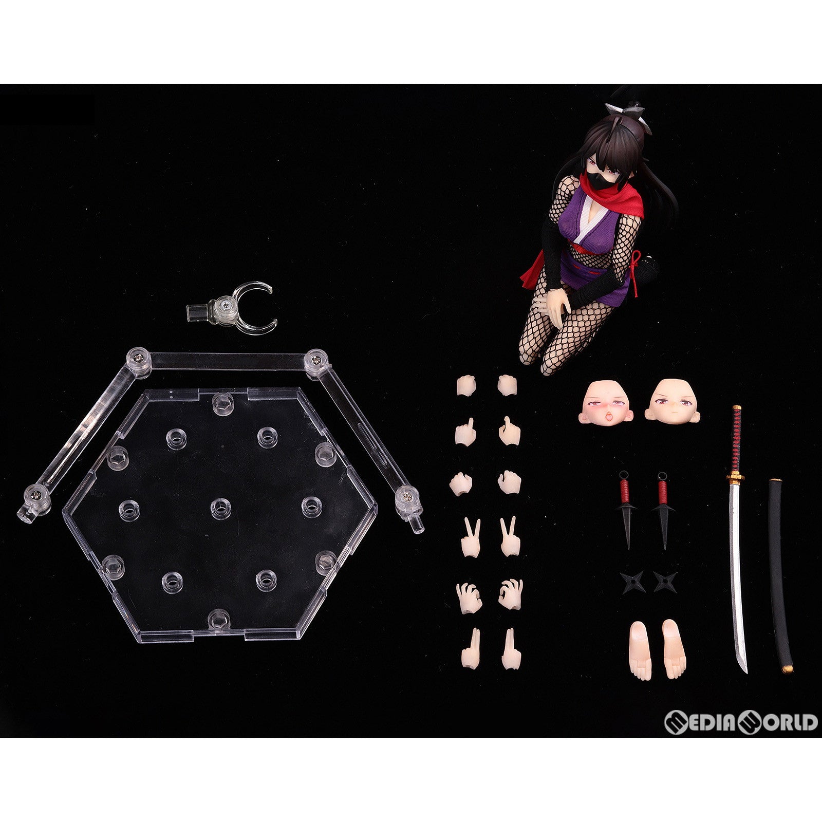 【新品即納】[FIG] 初回予約特典2種付属 POCKET ART SERIES PA002 くノ一 萩 1/12 完成品 可動フィギュア HASUKI(ハスキ) (20230414)