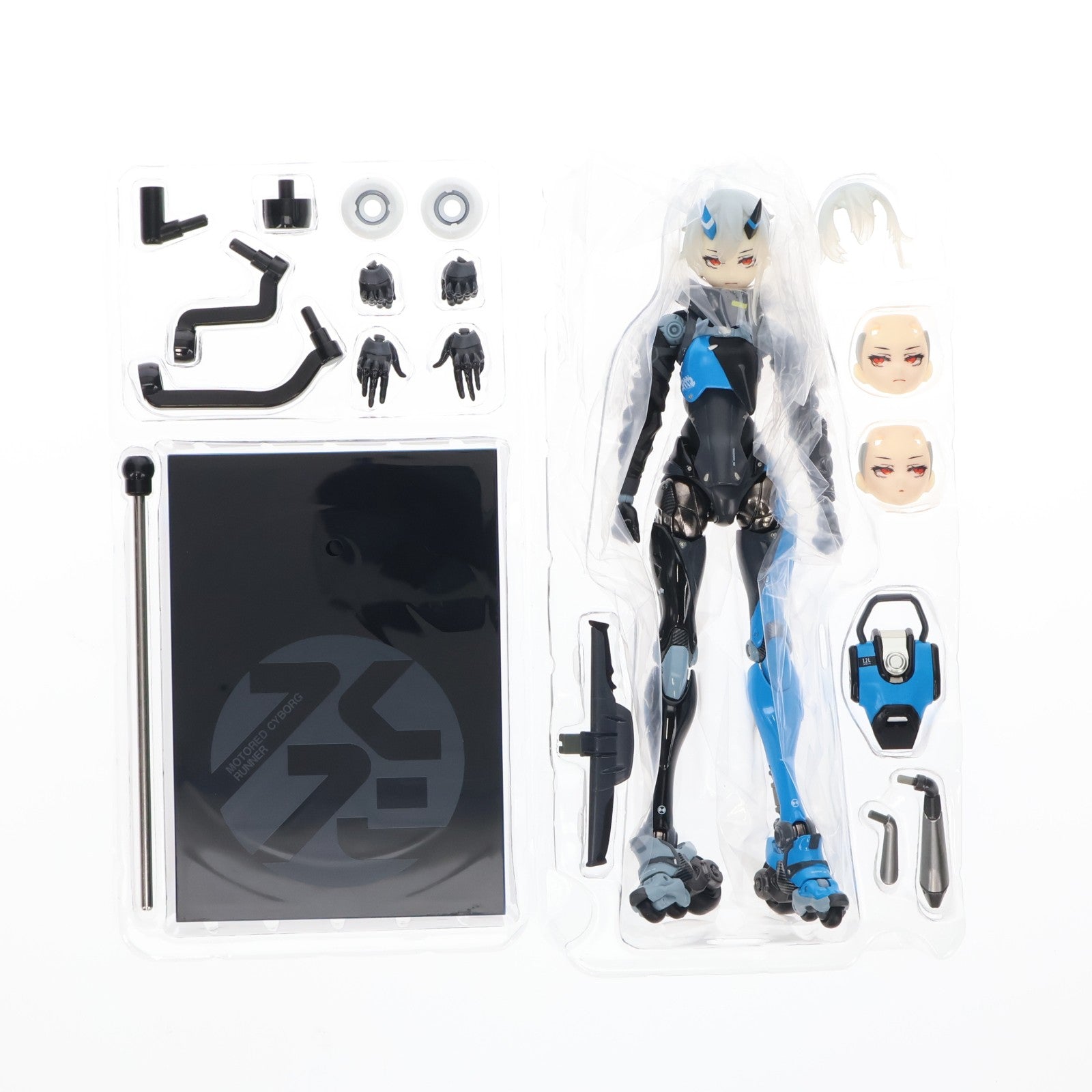 【中古即納】[FIG] MOTORED CYBORG RUNNER(モータード サイボーグ ランナー) SSX_155 TECHNO AZUR(テクノ アズール) 少女発動機 完成品 可動フィギュア マックスファクトリー(20230809)