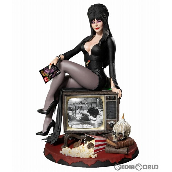 【新品即納】[FIG] スタティック6 エルヴァイラ Elvira Mistress of the Dark エルヴァイラ 1/6 スタチュー 完成品 フィギュア メズコトイズ(20230831)
