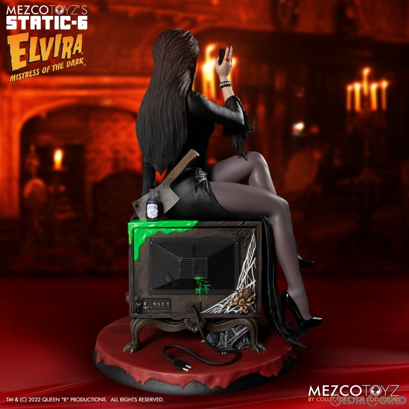 新品即納】[FIG]スタティック6 エルヴァイラ Elvira Mistress of the Dark エルヴァイラ 1/6 スタチュー 完成品  フィギュア メズコトイズ