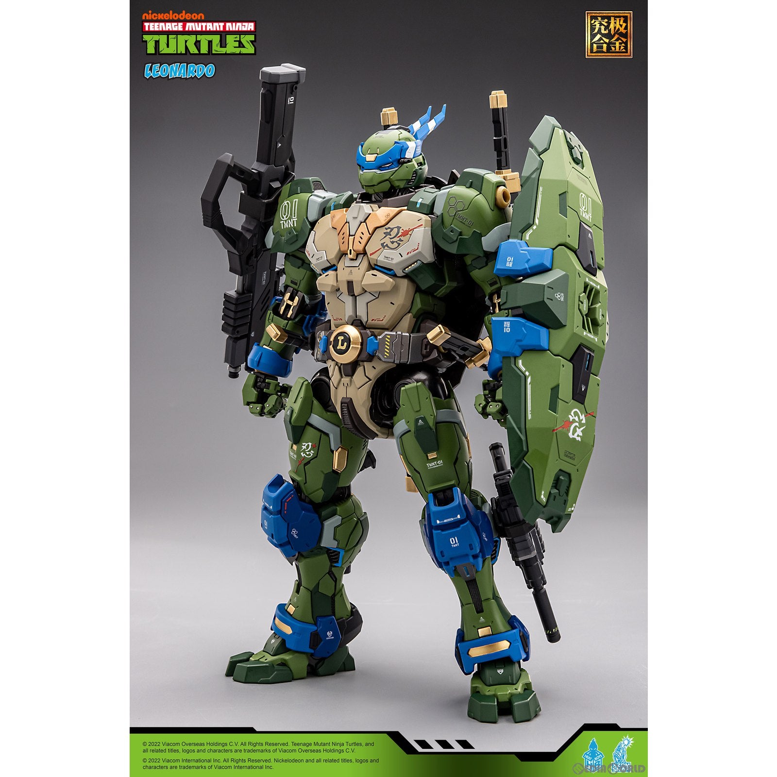 【新品即納】[FIG] 初回特典付属 HB0012 レオナルド ティーンエイジ・ミュータント・ニンジャ・タートルズ 完成品 合金可動フィギュア HEATBOYS(ヒートボーイズ) (20230531)