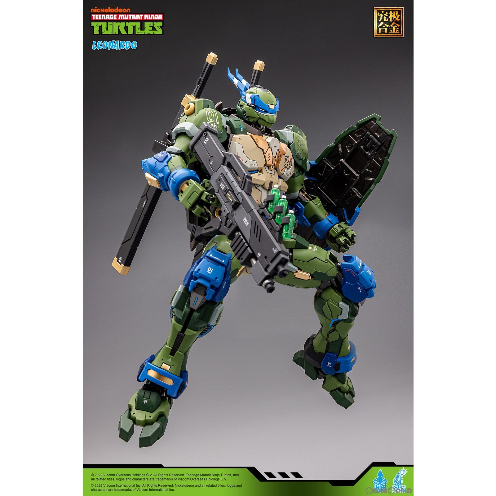 【新品即納】[FIG] 初回特典付属 HB0012 レオナルド ティーンエイジ・ミュータント・ニンジャ・タートルズ 完成品 合金可動フィギュア HEATBOYS(ヒートボーイズ) (20230531)