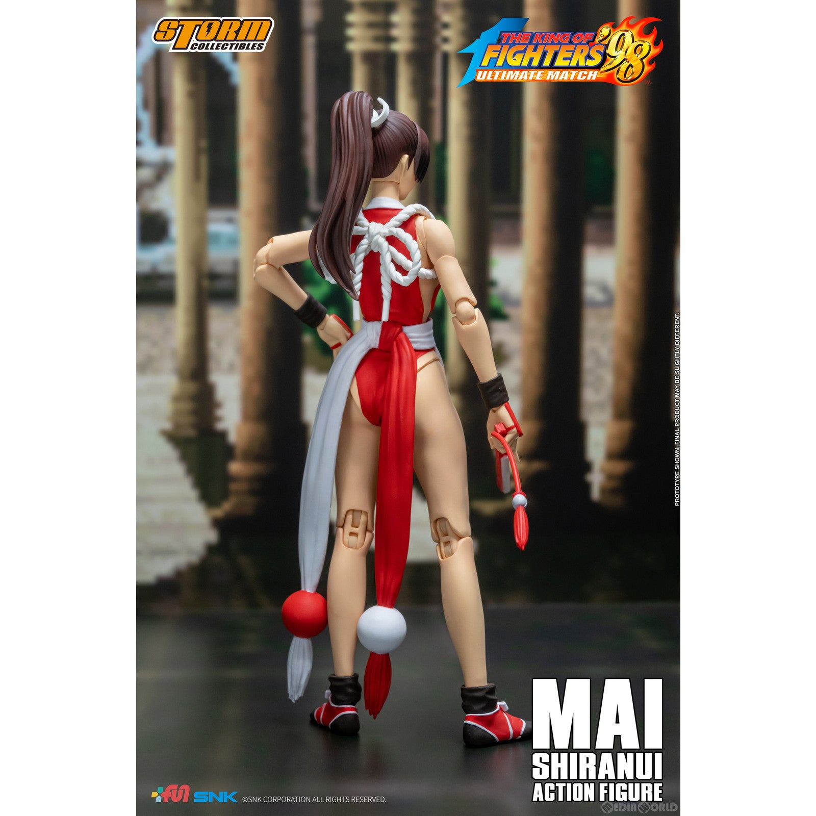 【新品即納】[FIG] 不知火舞(しらぬいまい) THE KING OF FIGHTERS '98 ULTIMATE MATCH(ザ・キング・オブ・ファイターズ98 アルティメットマッチ) アクションフィギュア(SKKF07) ストームコレクティブルズ(20230630)