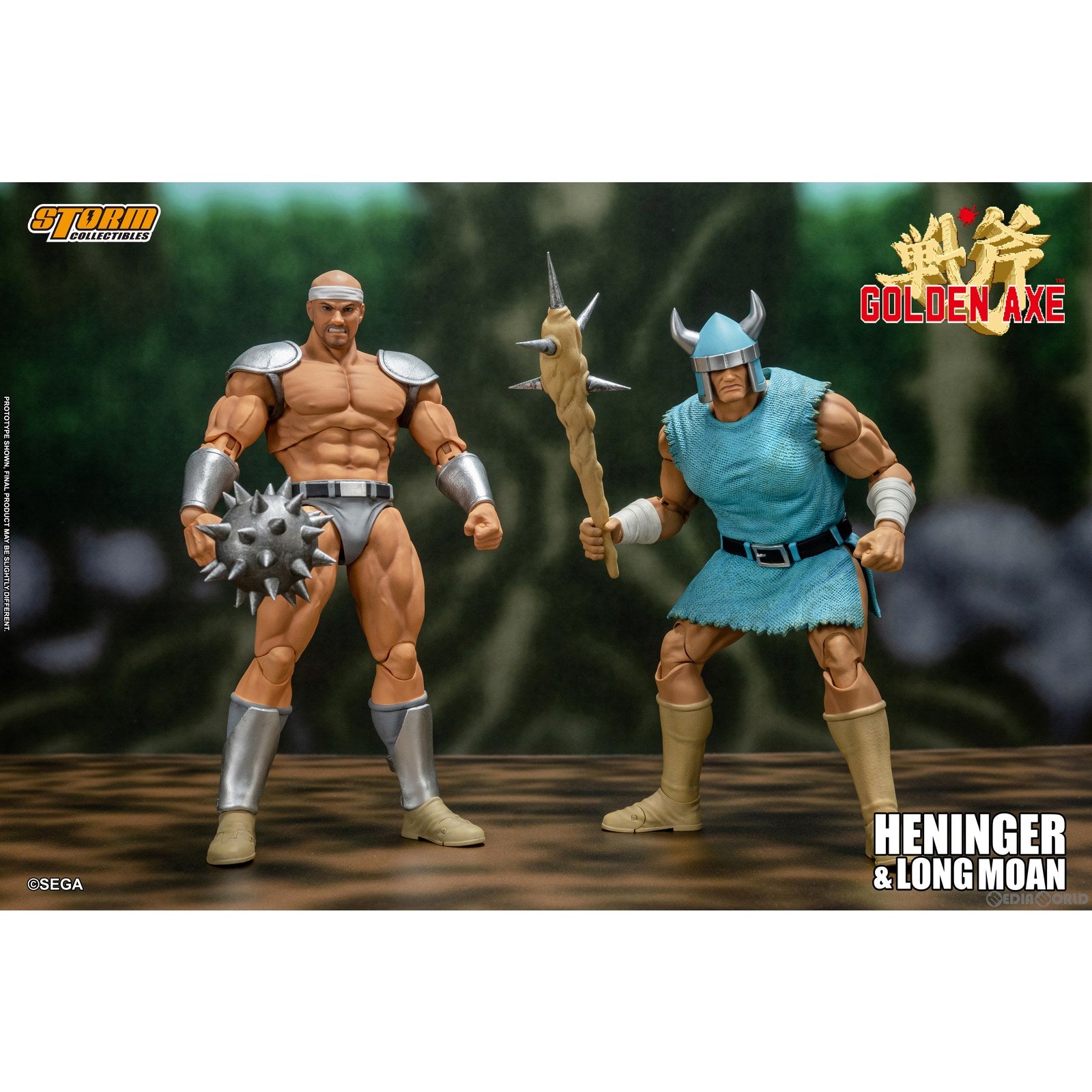 【新品即納】[FIG] ヘニンガー&ロングモーン 2パック ゴールデンアックス アクションフィギュア(SGGX09) ストームコレクティブルズ(20240531)
