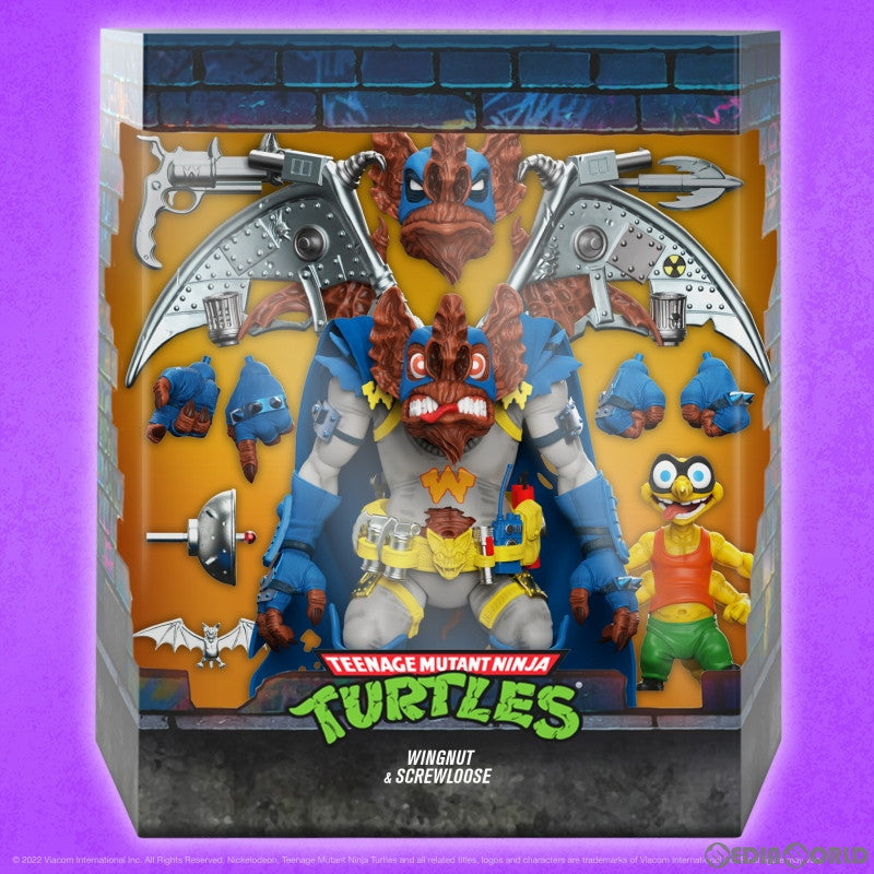【新品即納】[FIG] ウィングナット&スクリュールーズ ティーンエイジ・ミュータント・ニンジャ・タートルズ TMNT wave 9 アルティメイト 9インチ アクションフィギュア スーパー7(20240310)