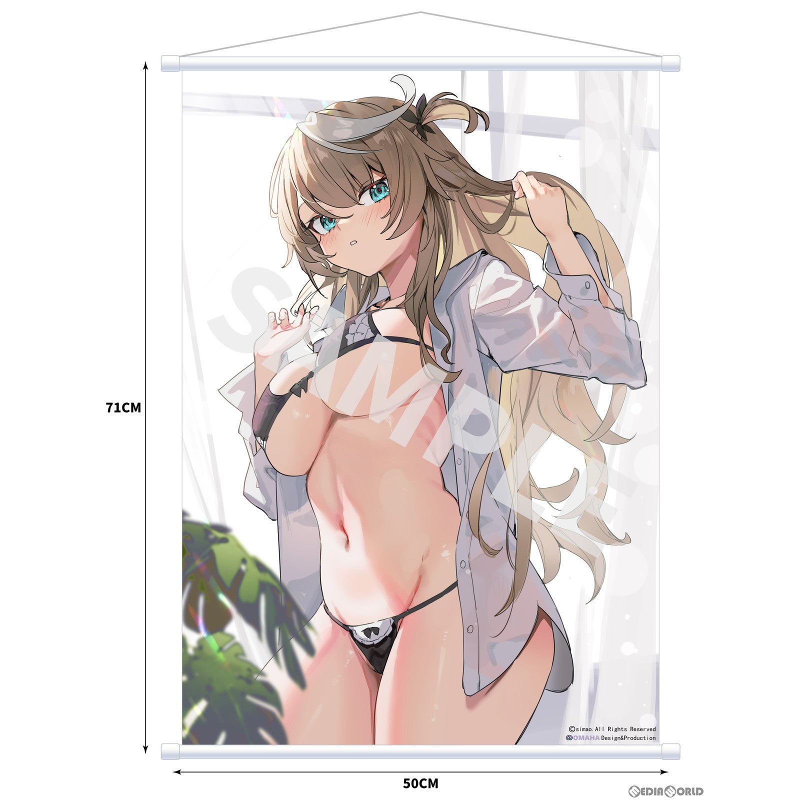 【新品即納】[FIG] タペストリー付属 Simao Mochi バニーガール デラックスVer. 1/7 完成品 フィギュア OMAHA(20230531)