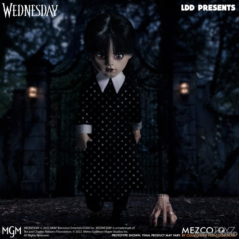 【新品即納】[FIG] リビングデッドドールズ ウェンズデー・アダムス with ハンド Netflix Wednesday(ネットフリックス ウェンズデー) 完成品 フィギュア メズコトイズ(20230930)
