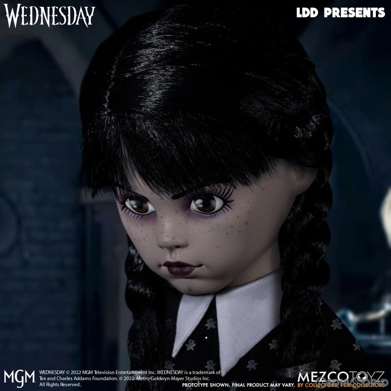 【新品即納】[FIG] リビングデッドドールズ ウェンズデー・アダムス with ハンド Netflix Wednesday(ネットフリックス ウェンズデー) 完成品 フィギュア メズコトイズ(20230930)