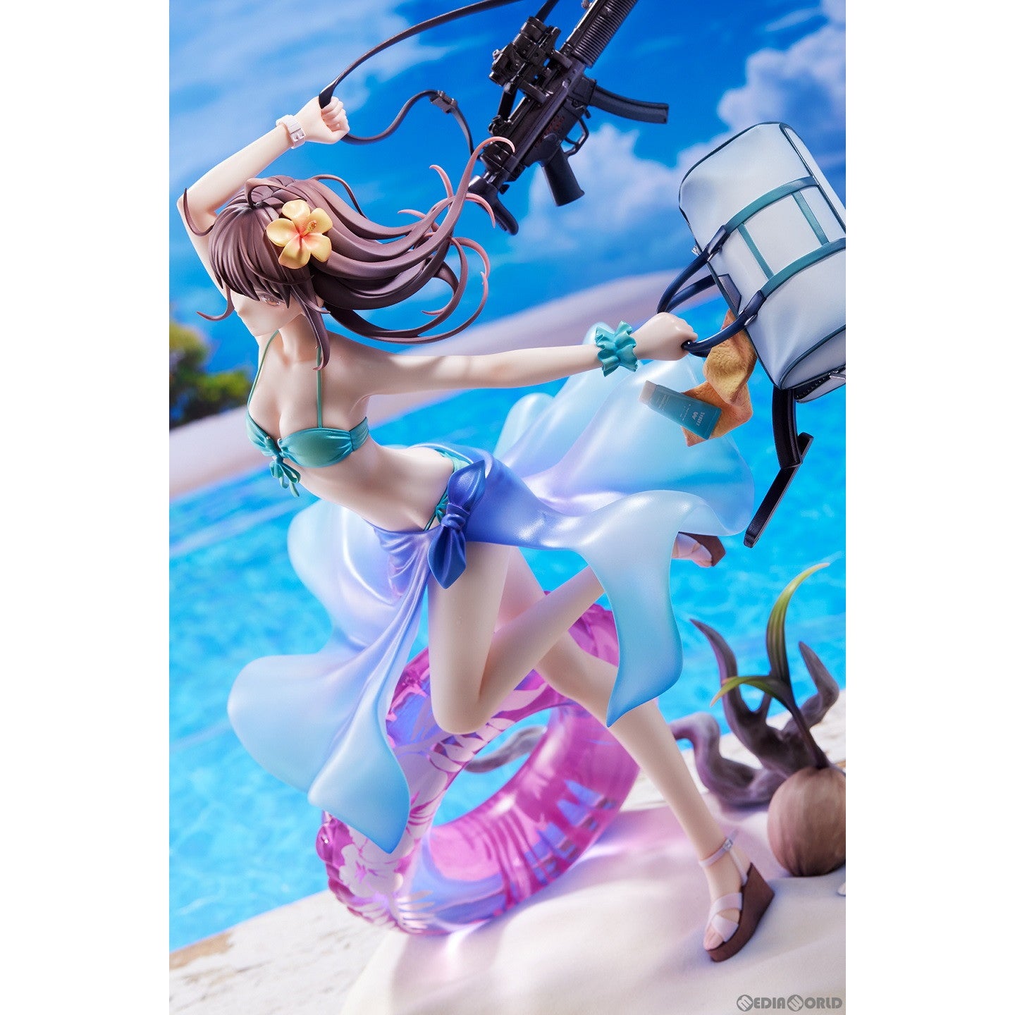 【新品即納】[FIG] LittleArmory(リトルアーモリー) 白根凛(しらねりん) -Beach Shootout- 1/7 完成品 フィギュア ミメヨイ(20240518)