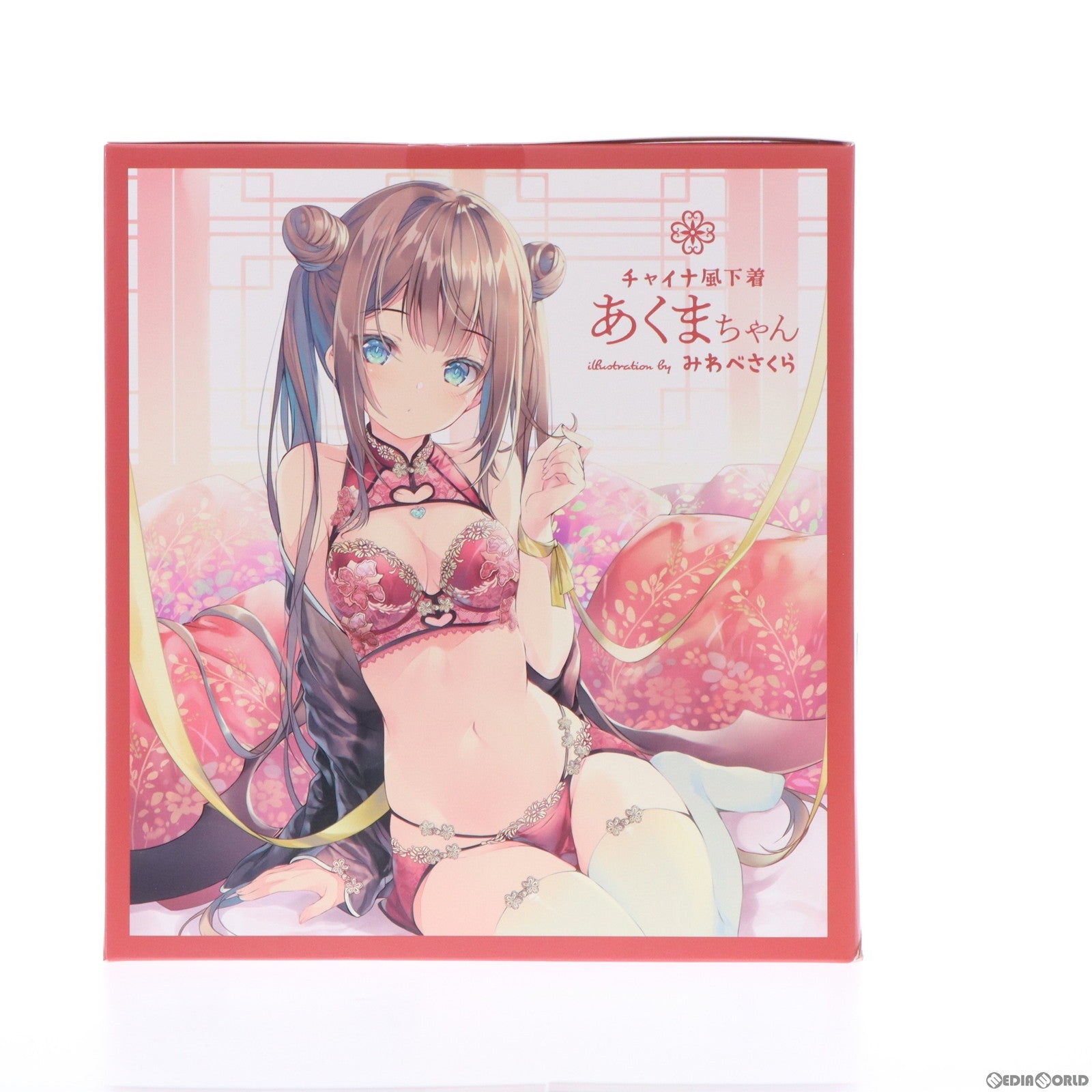 【中古即納】[FIG] ポストカード無し チャイナ風下着あくまちゃん illustration by みわべさくら 1/6 完成品 フィギュア(AX-1170) SkyTube(スカイチューブ)(20230716)