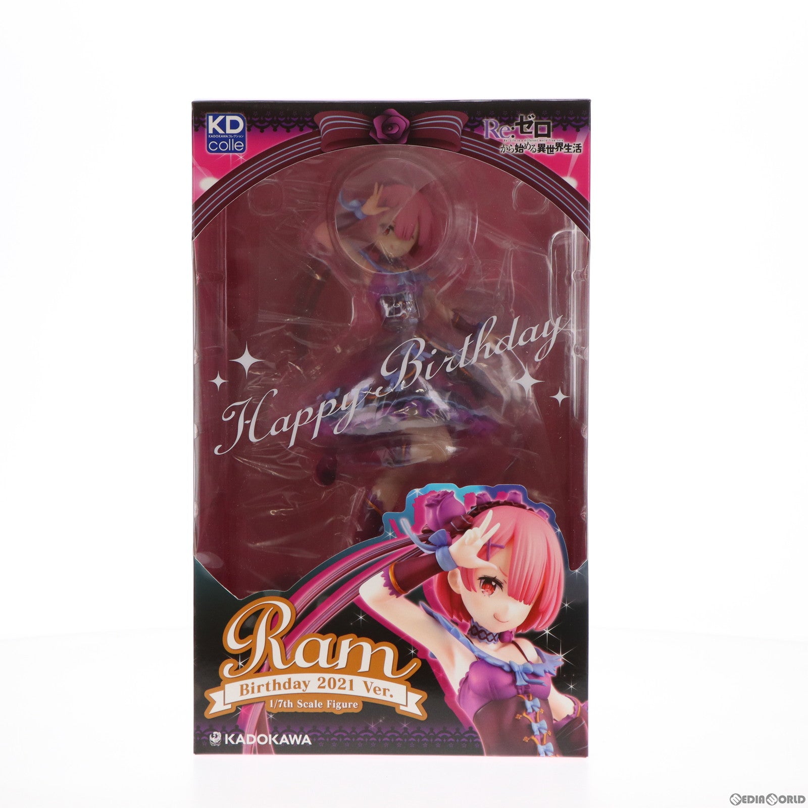 【中古即納】[FIG] KDcolle ラム 生誕祭2021 Ver. Re:ゼロから始める異世界生活 1/7 完成品 フィギュア あみあみ&カドカワストア&エビテン&電撃屋限定 KADOKAWA(カドカワ)(20221231)