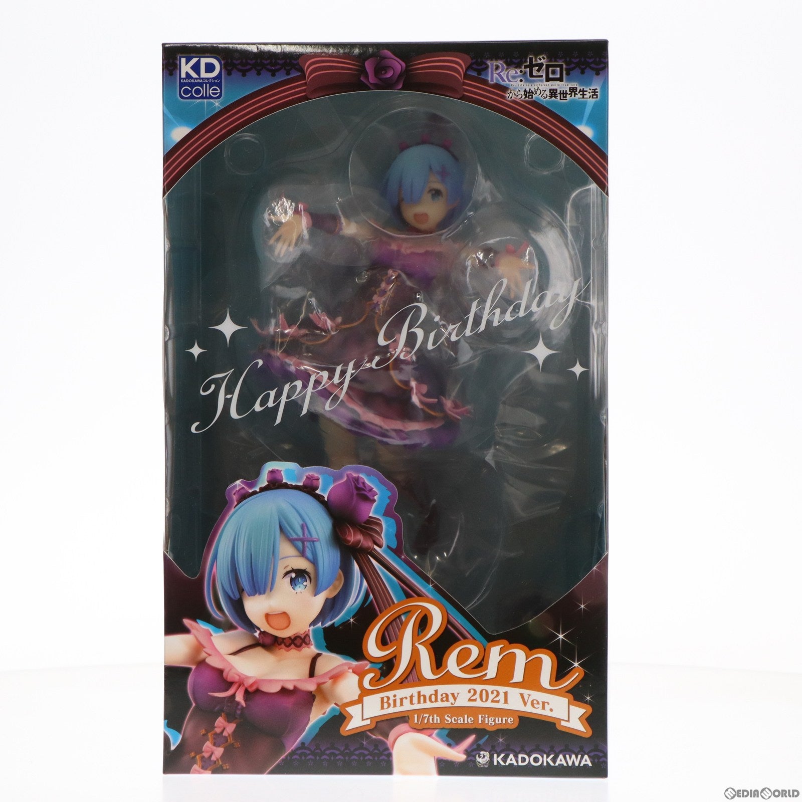 【中古即納】[FIG] KDcolle レム 生誕祭2021 Ver. Re:ゼロから始める異世界生活 1/7 完成品 フィギュア あみあみ&カドカワストア&エビテン&電撃屋限定 KADOKAWA(カドカワ)(20221231)