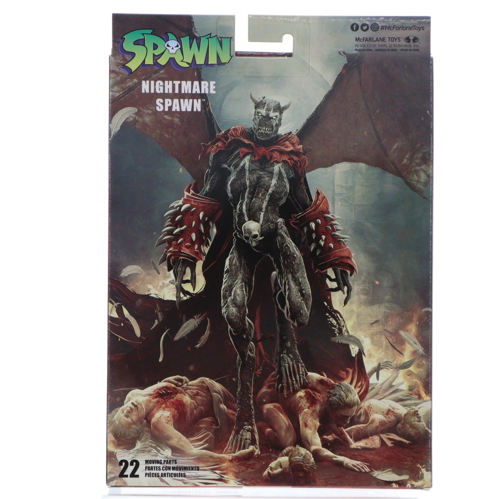 【中古即納】[FIG] 7インチ アクションフィギュア ナイトメア・スポーン SPAWN(スポーン) 完成品 可動フィギュア マクファーレントイズ/ホットトイズ(20230219)