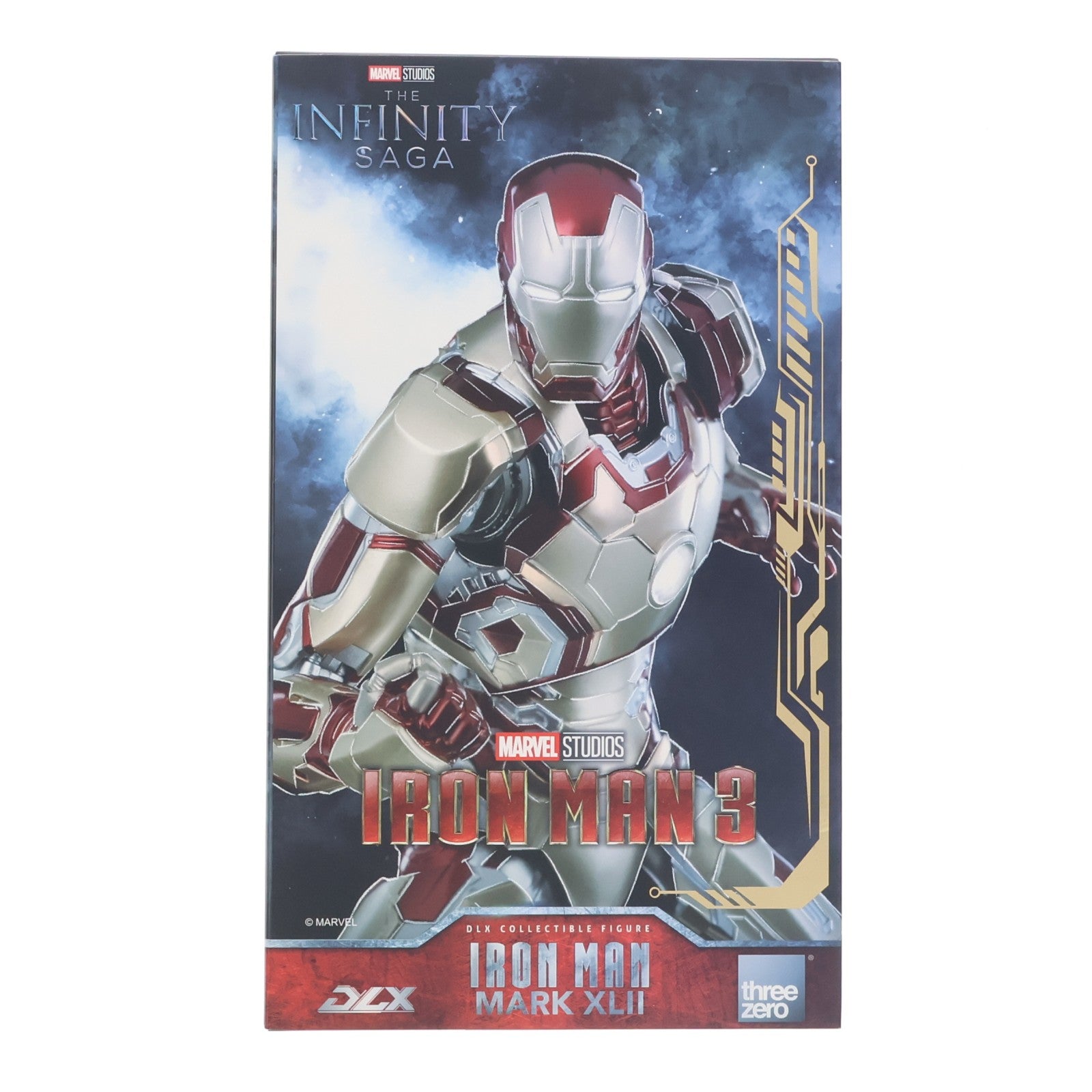 【中古即納】[FIG] DLX Iron Man Mark 42(DLX アイアンマン・マーク42) Marvel Studios: The Infinity Saga(マーベル・スタジオ: インフィニティ・サーガ) 1/12 完成品 可動フィギュア(20230326)