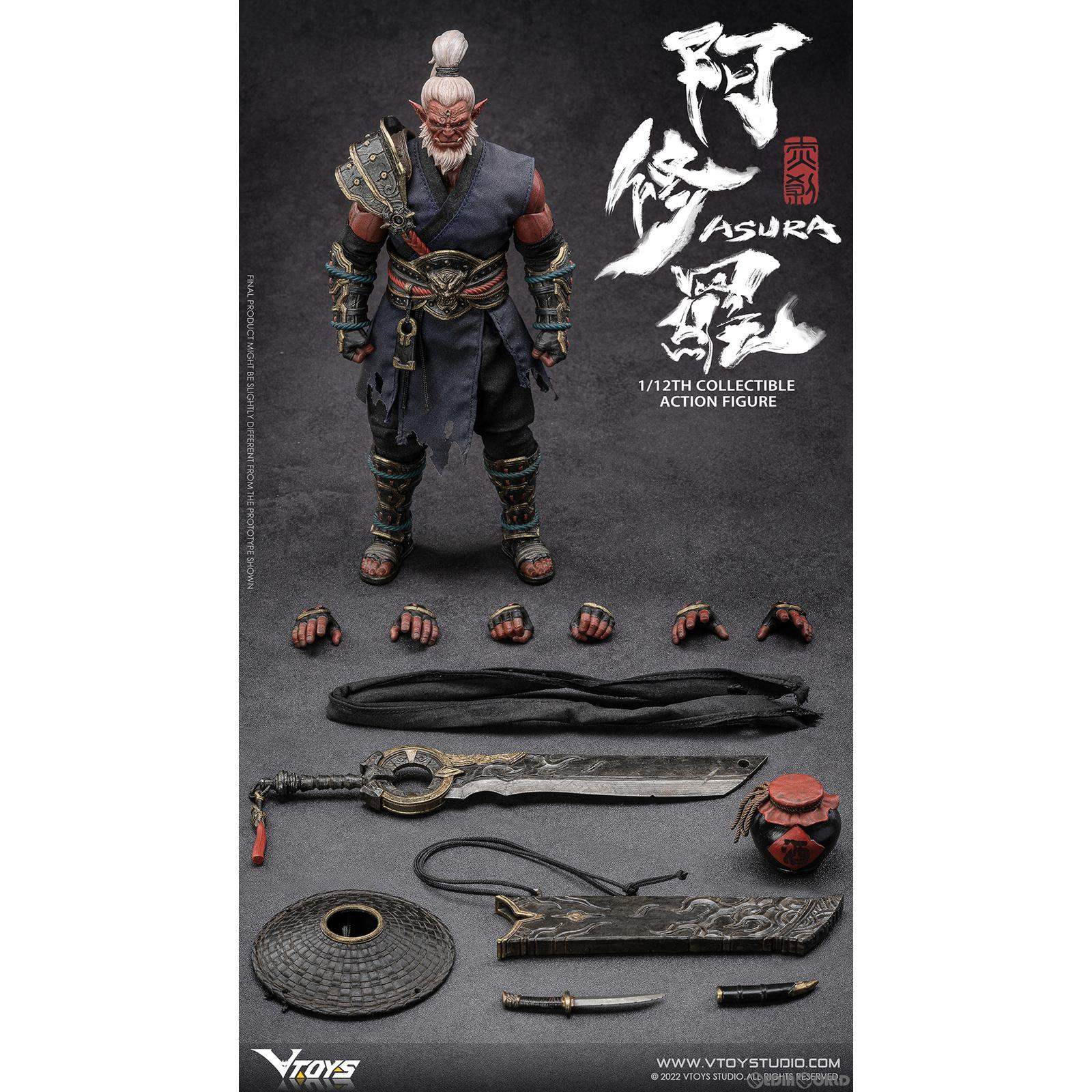 【新品即納】[FIG] VSD006 阿修羅 赤鬼 1/12 完成品 可動フィギュア VTOYS(20230831)