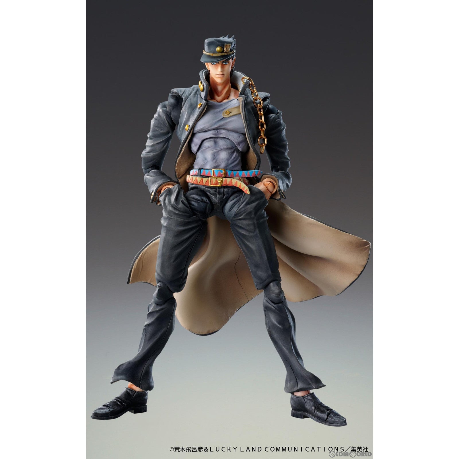 【新品即納】[FIG] (再販) 超像可動 空条承太郎(くうじょうじょうたろう) Ver.1.5 ジョジョの奇妙な冒険 第3部 完成品 可動フィギュア メディコス・エンタテインメント(20230831)