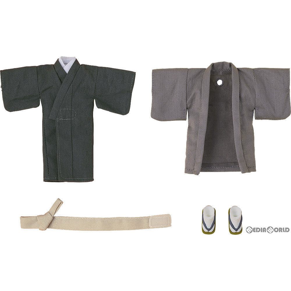 【新品即納】[FIG] ねんどろいどどーる おようふくセット 着物 Boy(グレー) フィギュア用アクセサリ グッドスマイルカンパニー(20230826)