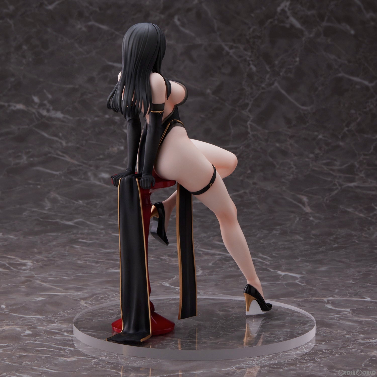 【新品即納】[FIG] ハヤブサイラスト『黒チャイナさん』 完成品 フィギュア ユニオンクリエイティブ(20231029)