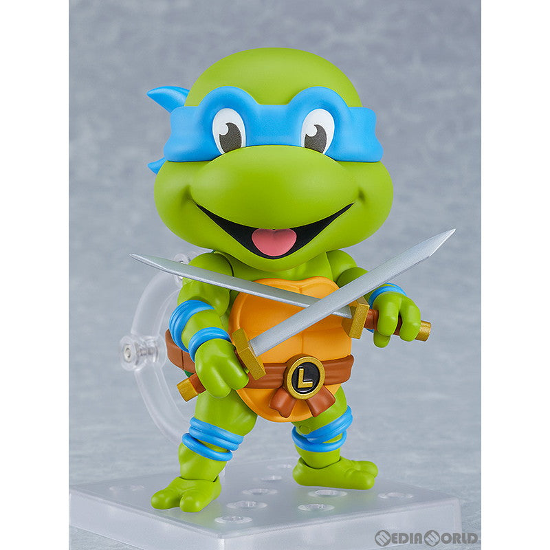 【新品即納】[FIG] ねんどろいど 1987 レオナルド ティーンエイジ・ミュータント・ニンジャ・タートルズ 完成品 可動フィギュア グッドスマイルカンパニー(20230805)