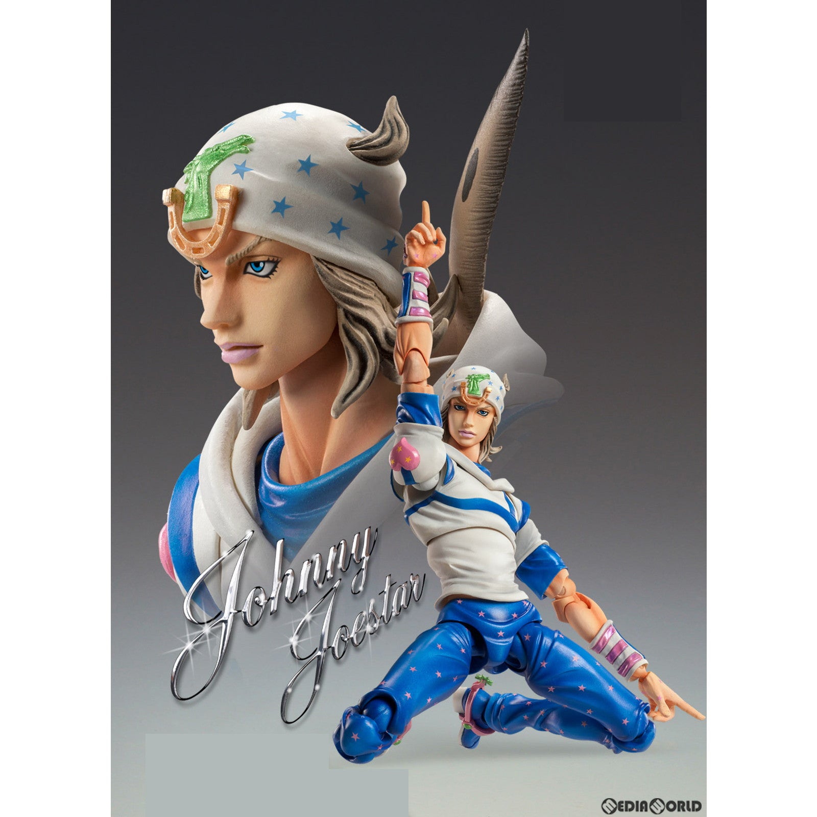 【中古即納】[FIG] (再販) 超像可動 ジョニィ・ジョースター ジョジョの奇妙な冒険 第七部 スティール・ボール・ラン 完成品 可動フィギュア メディコス・エンタテインメント(20230901)