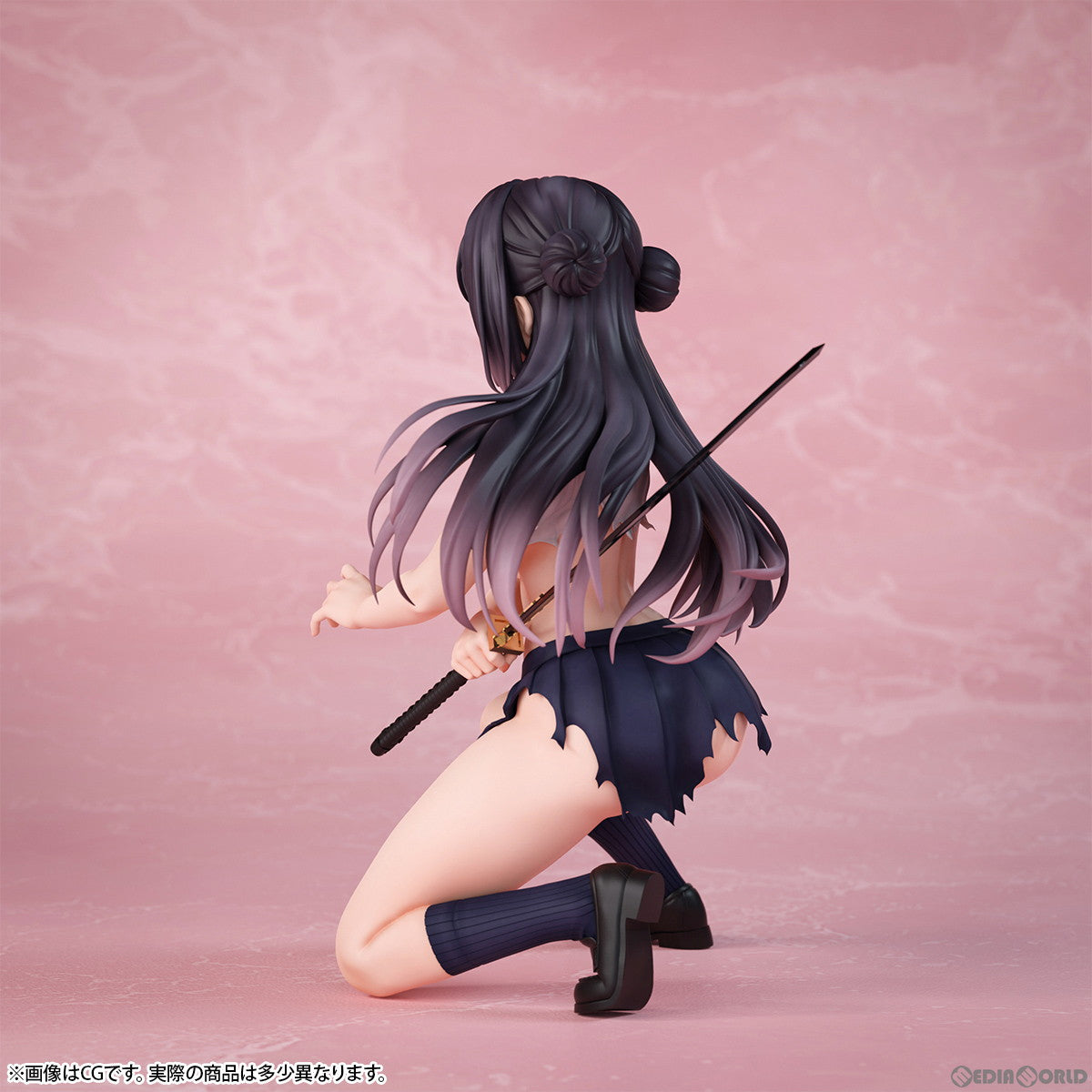 【中古即納】[FIG] さむらいJK 咲良(さくら) ダメージver. 1/7 完成品 フィギュア インサイト(20230601)