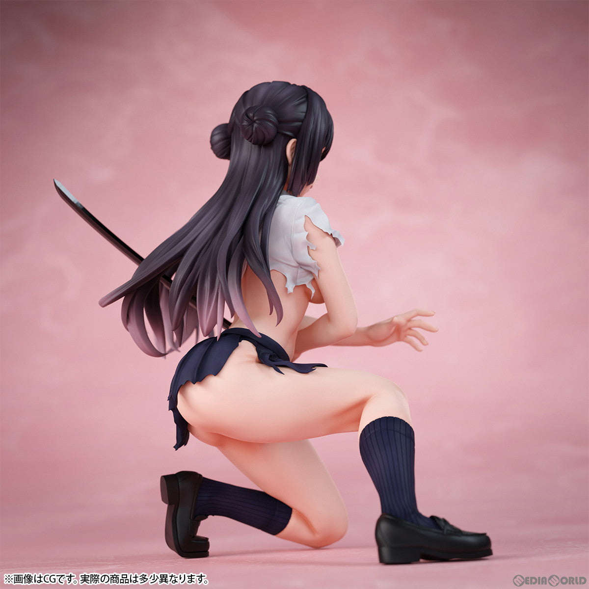 【中古即納】[FIG] さむらいJK 咲良(さくら) ダメージver. 1/7 完成品 フィギュア インサイト(20230601)