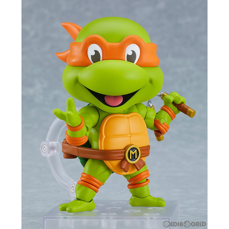 【新品即納】[FIG] ねんどろいど 1985 ミケランジェロ ティーンエイジ・ミュータント・ニンジャ・タートルズ 完成品 可動フィギュア グッドスマイルカンパニー(20230805)