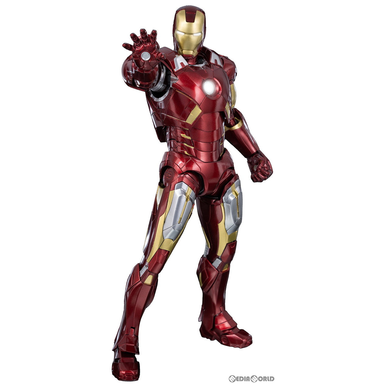 【新品即納】[FIG] DLX Iron Man Mark 7(DLX アイアンマン・マーク7) Marvel Studios: The Infinity Saga(マーベル・スタジオ: インフィニティ・サーガ) 1/12 完成品 可動フィギュア threezero(スリーゼロ) (20231028)