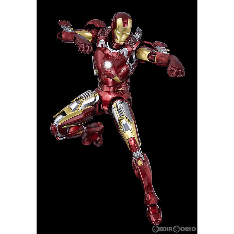 【新品即納】[FIG] DLX Iron Man Mark 7(DLX アイアンマン・マーク7) Marvel Studios: The Infinity Saga(マーベル・スタジオ: インフィニティ・サーガ) 1/12 完成品 可動フィギュア threezero(スリーゼロ) (20231028)