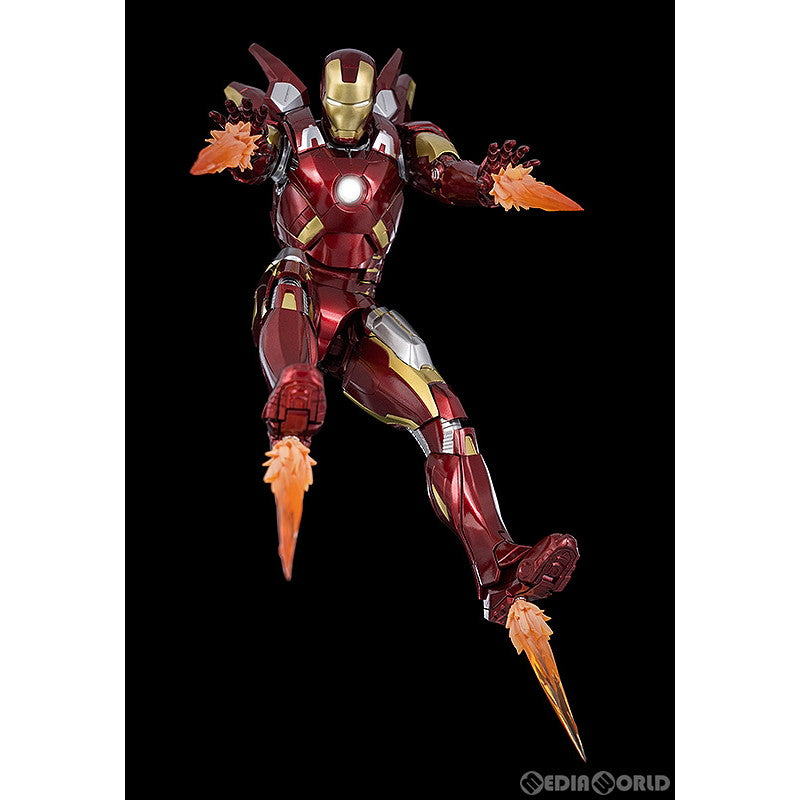 【新品即納】[FIG] DLX Iron Man Mark 7(DLX アイアンマン・マーク7) Marvel Studios: The Infinity Saga(マーベル・スタジオ: インフィニティ・サーガ) 1/12 完成品 可動フィギュア threezero(スリーゼロ) (20231028)