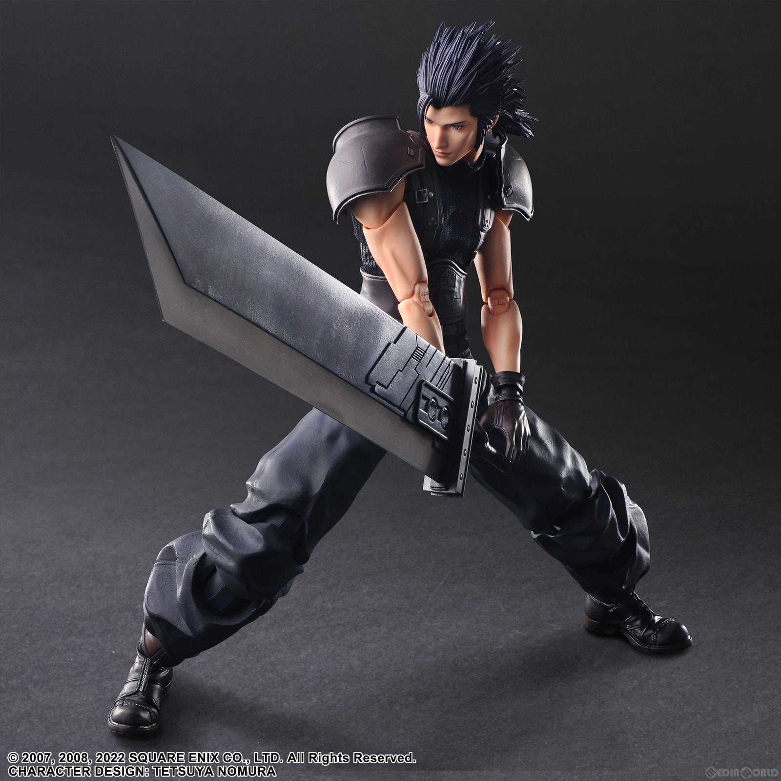 【中古即納】[FIG] PLAY ARTS改(プレイアーツ改) ザックス ソルジャー・クラス1st CRISIS CORE -FINAL FANTASY VII- REUNION(クライシス コア -ファイナルファンタジーVII- リユニオン) 完成品 可動フィギュア スクウェア・エニックス(20230609)