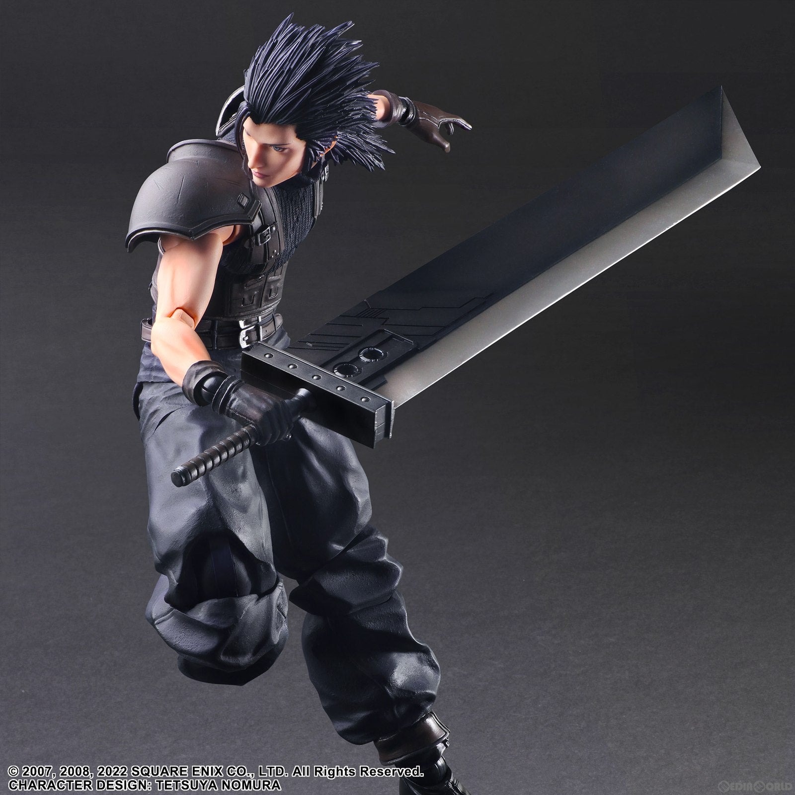 【中古即納】[FIG] PLAY ARTS改(プレイアーツ改) ザックス ソルジャー・クラス1st CRISIS CORE -FINAL FANTASY VII- REUNION(クライシス コア -ファイナルファンタジーVII- リユニオン) 完成品 可動フィギュア スクウェア・エニックス(20230609)