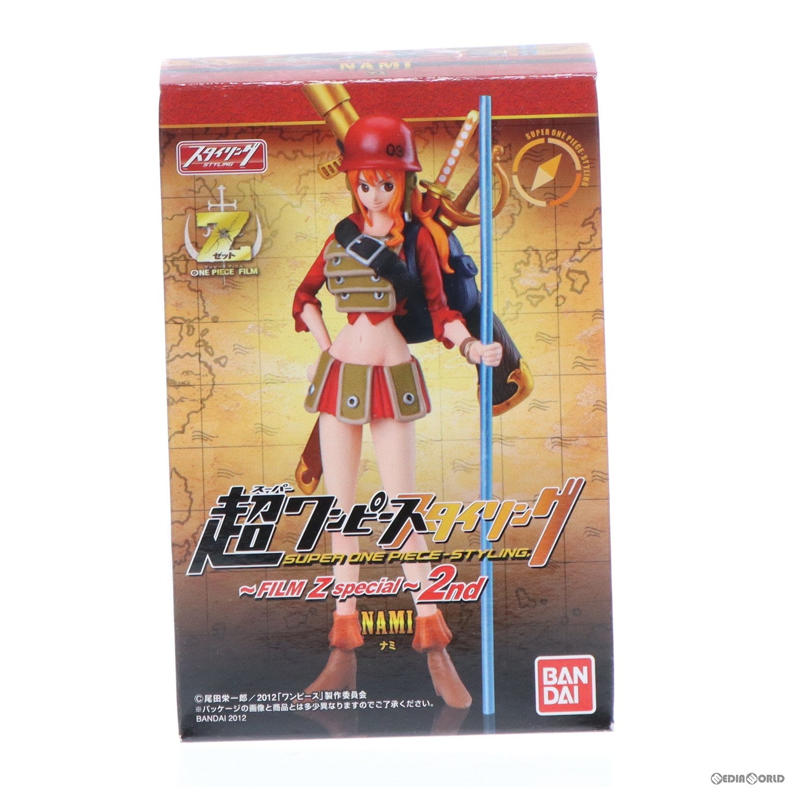 【中古即納】[FIG] (単品)(食玩)超ワンピーススタイリング～FILM Z special～2nd ナミ ONE PIECE フィギュア バンダイ(20121225)