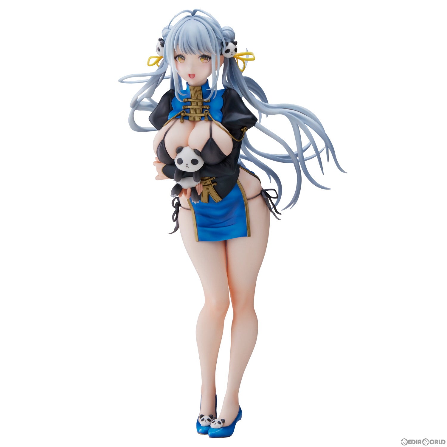 【新品即納】[FIG] 煎茶イラスト ぱんだちゃん(チャイナドレス) 完成品 フィギュア ユニオンクリエイティブ(20231029)