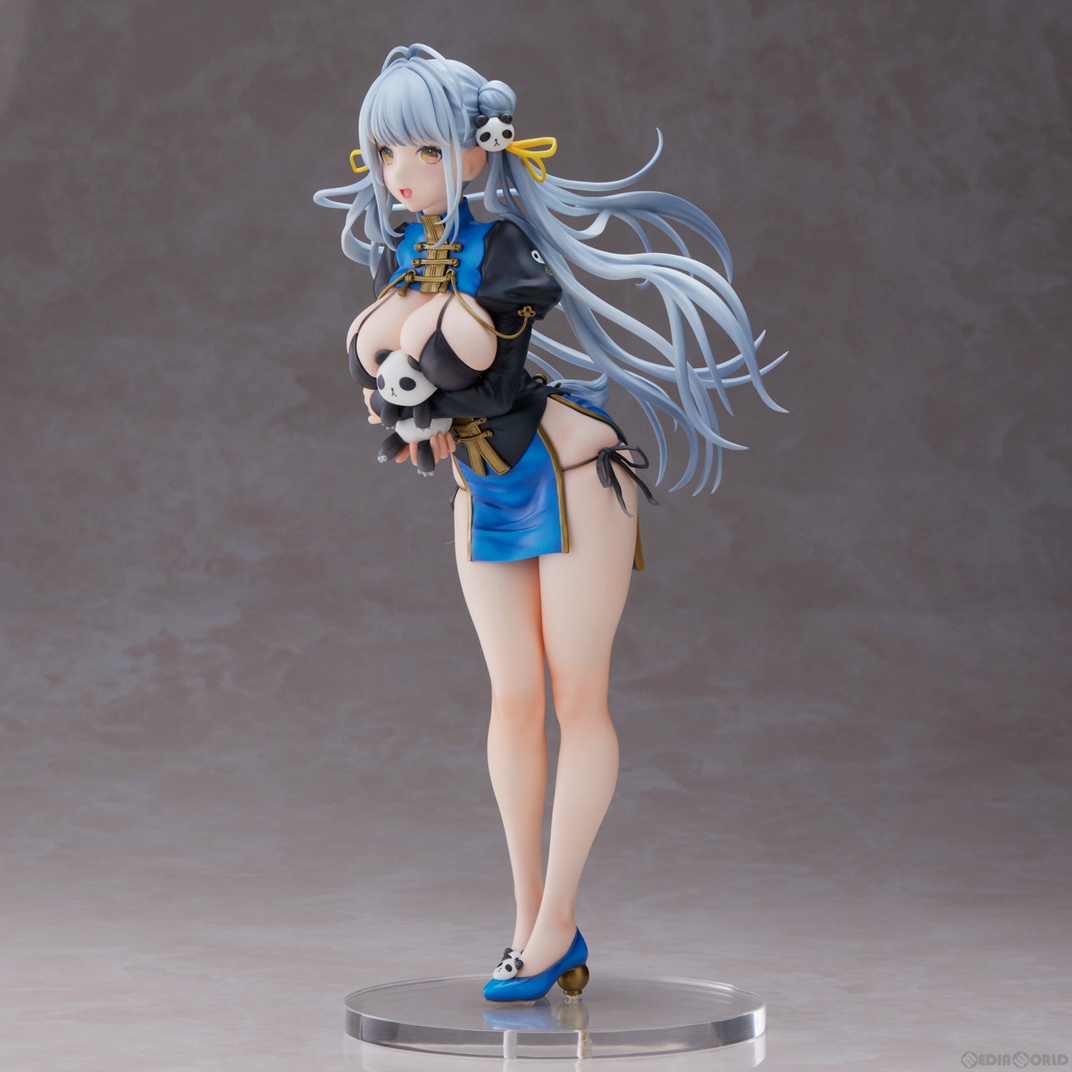 【新品即納】[FIG] 煎茶イラスト ぱんだちゃん(チャイナドレス) 完成品 フィギュア ユニオンクリエイティブ(20231029)