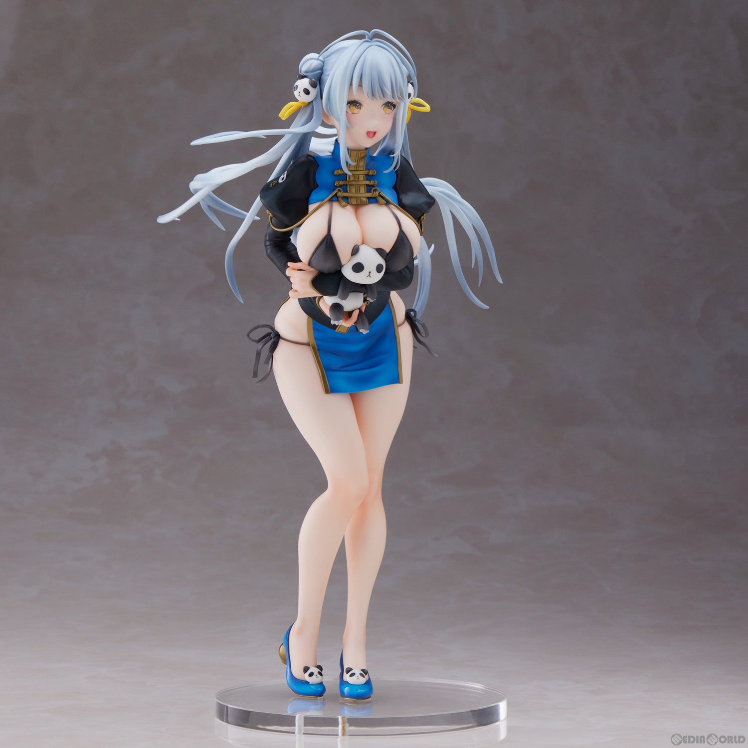 【新品即納】[FIG] 煎茶イラスト ぱんだちゃん(チャイナドレス) 完成品 フィギュア ユニオンクリエイティブ(20231029)
