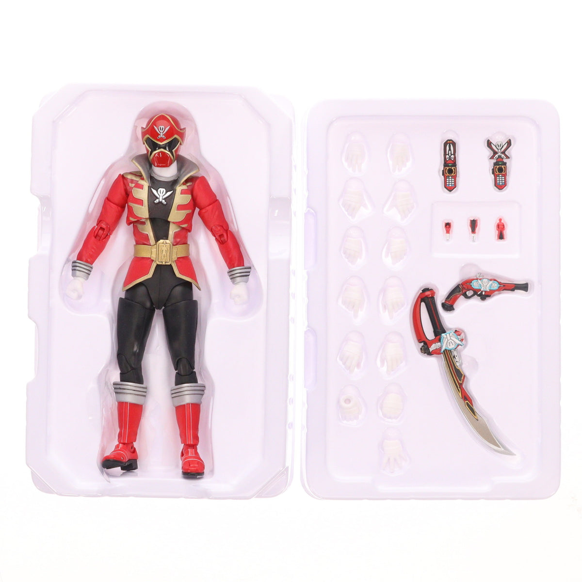 【中古即納】[FIG] S.H.Figuarts(フィギュアーツ) 真骨彫製法 ゴーカイレッド 海賊戦隊ゴーカイジャー 完成品 可動フィギュア バンダイスピリッツ(20230617)