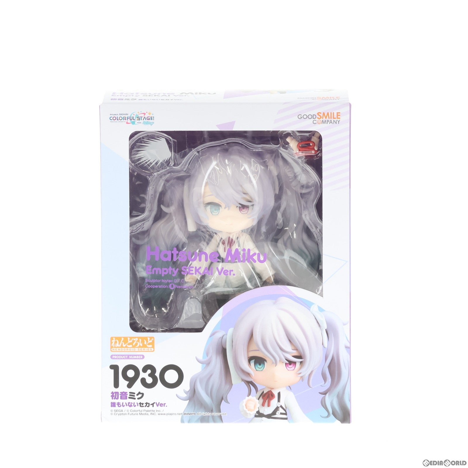 【中古即納】[FIG] GOODSMILE ONLINE SHOP限定特典付属 ねんどろいど 1930 初音ミク 誰もいないセカイVer. プロジェクトセカイ カラフルステージ! feat. 初音ミク 完成品 可動フィギュア グッドスマイルカンパニー(20230120)