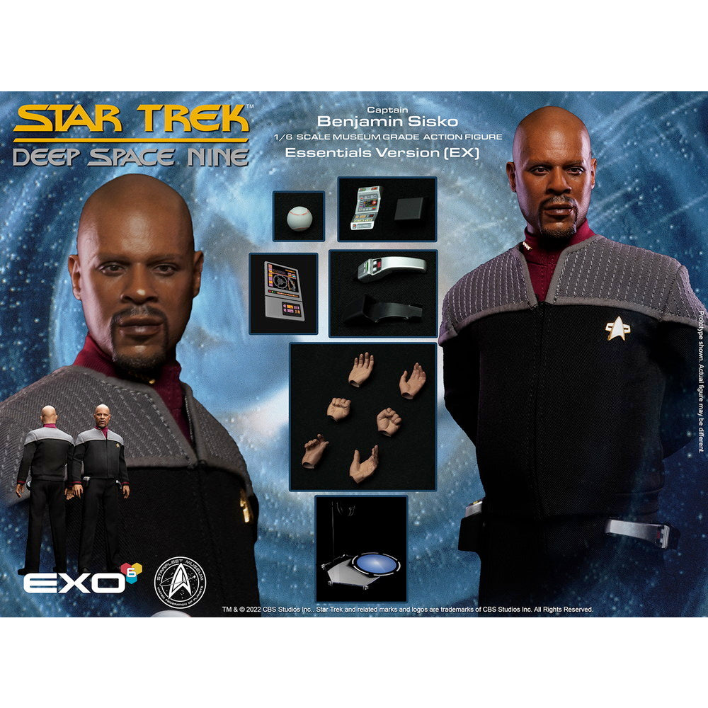 【新品即納】[FIG] (再々販) ベンジャミン シスコ EXver. STAR TREK:DEEP SPACE NINE(スタートレック ディープ・スペース・ナイン DS9) 1/6 完成品 ハイパーリアリスティックアクションフィギュア(EXO-01-009E) EXO-6(20240930)