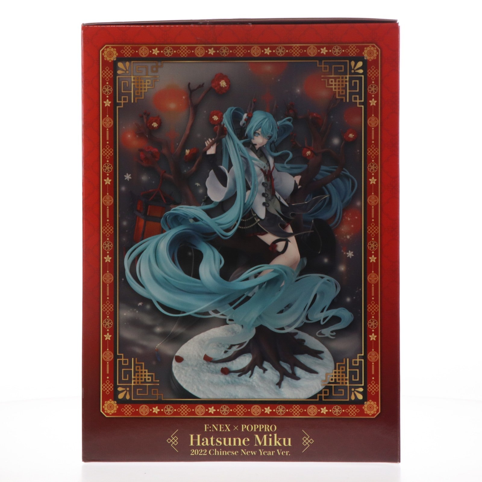 【中古即納】[FIG] F:NEX限定 F:NEX × POPPRO 初音ミク 2022春節Ver. キャラクター・ボーカル・シリーズ 01 初音ミク 1/7 完成品 フィギュア(AMU-FNX744) フリュー(20230131)