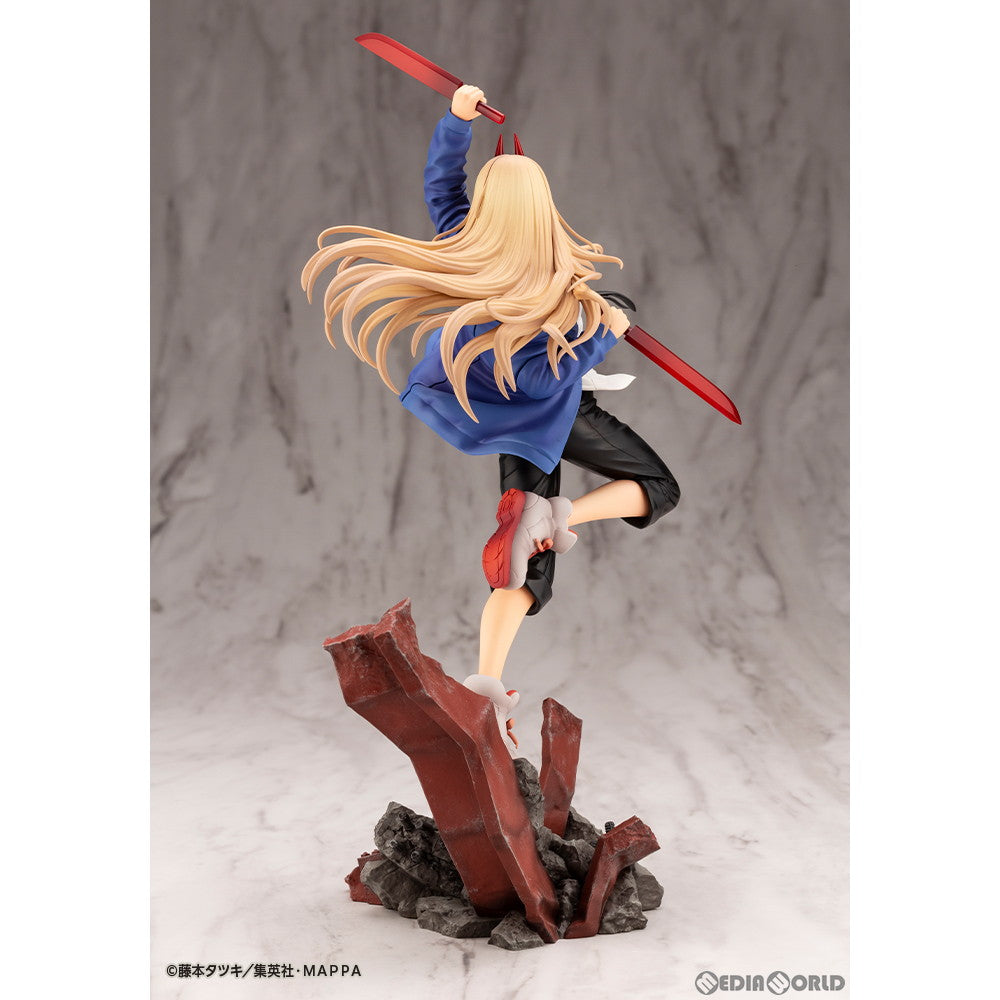 【中古即納】[FIG] ARTFX J パワー チェンソーマン 1/8 完成品 フィギュア(PV020) コトブキヤ(20230827)