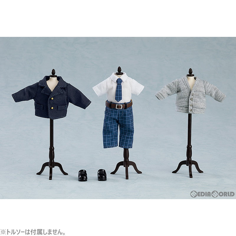 【新品即納】[FIG] ねんどろいどどーる おようふくセット ブレザー:Boy(ネイビー) フィギュア用アクセサリ グッドスマイルカンパニー(20231101)