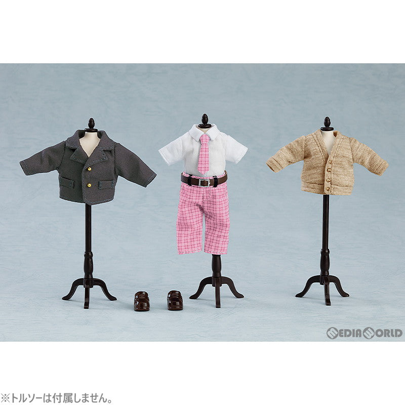 【新品即納】[FIG] ねんどろいどどーる おようふくセット ブレザー:Boy(ピンク) フィギュア用アクセサリ グッドスマイルカンパニー(20231101)