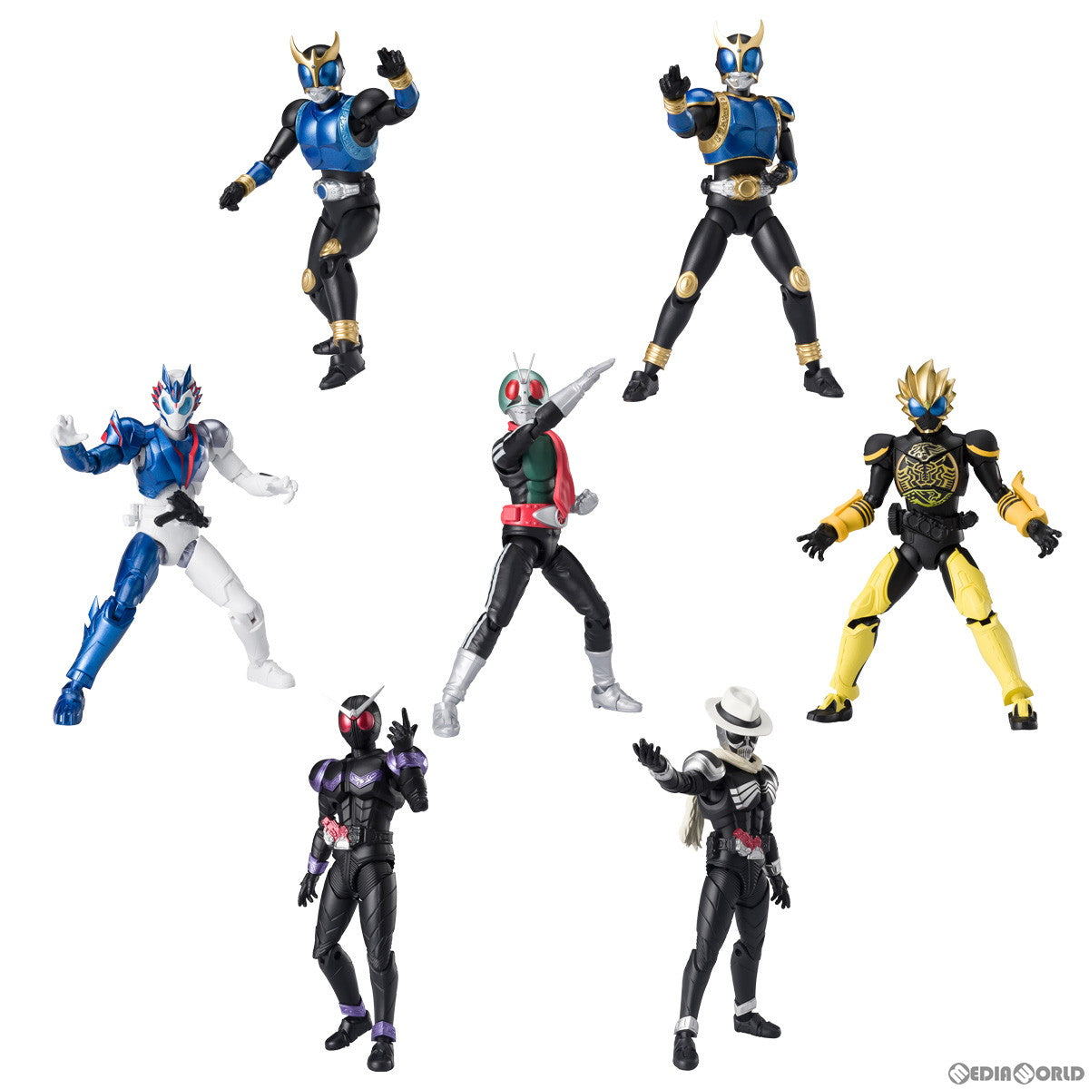 【新品】【お取り寄せ】[BOX][FIG] (食玩) 掌動-XX(ダブルクロス) 仮面ライダー4 可動フィギュア(10個) バンダイ(20230618)