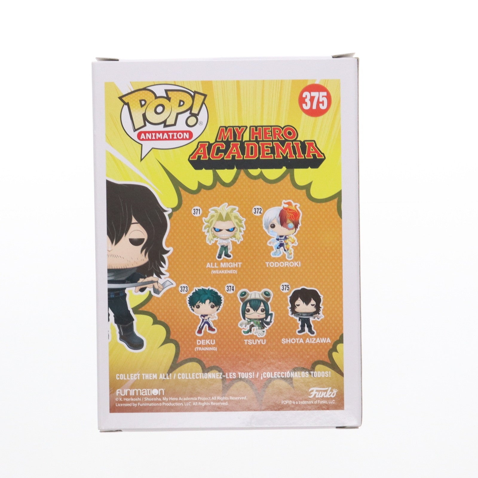 【中古即納】[SFT] SHOTA AIZAWA-相澤消太- 「僕のヒーローアカデミア」 POP! Animation Series #375 フィギュア FUNKO(ファンコ)(20180801)