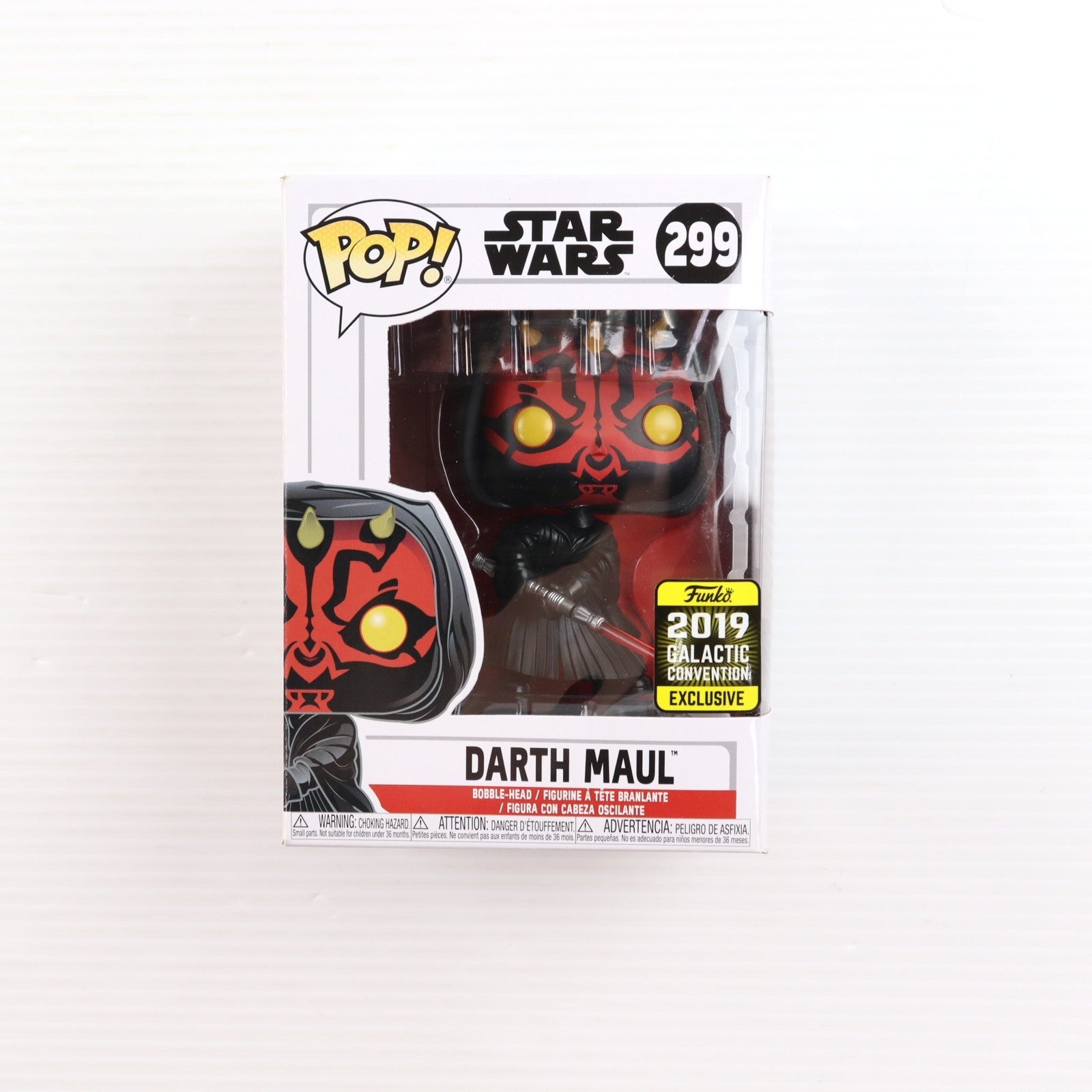 【中古即納】[FIG] GALACTIC CONVENTION2019限定 POP! 299 ダース・モール STAR WARS(スター・ウォーズ) 完成品 フィギュア FUNKO(ファンコ)(20190101)
