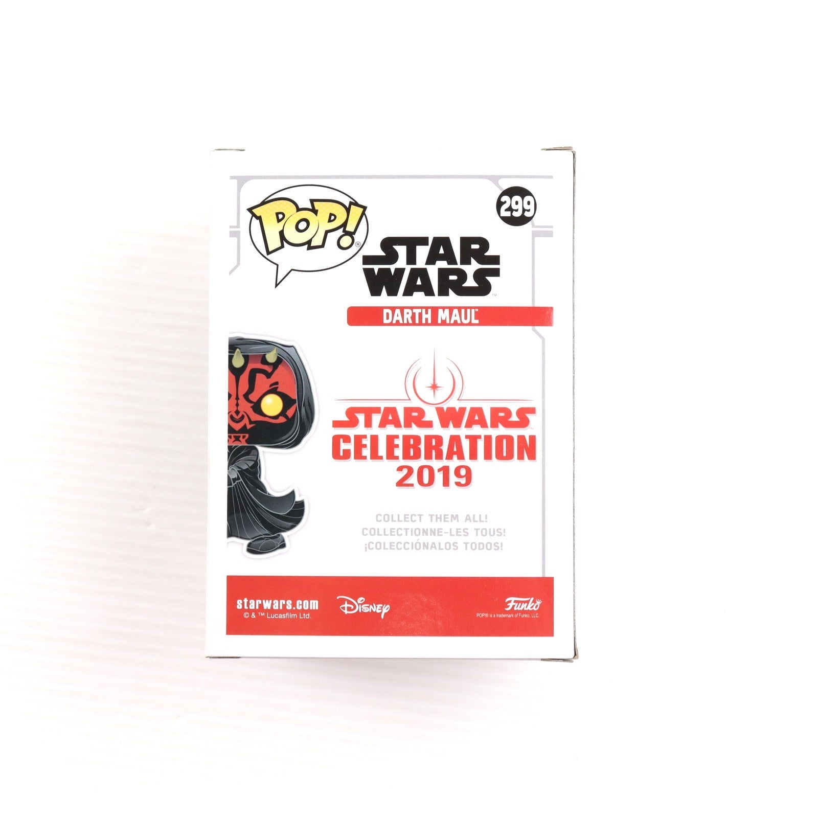 【中古即納】[FIG] GALACTIC CONVENTION2019限定 POP! 299 ダース・モール STAR WARS(スター・ウォーズ) 完成品 フィギュア FUNKO(ファンコ)(20190101)