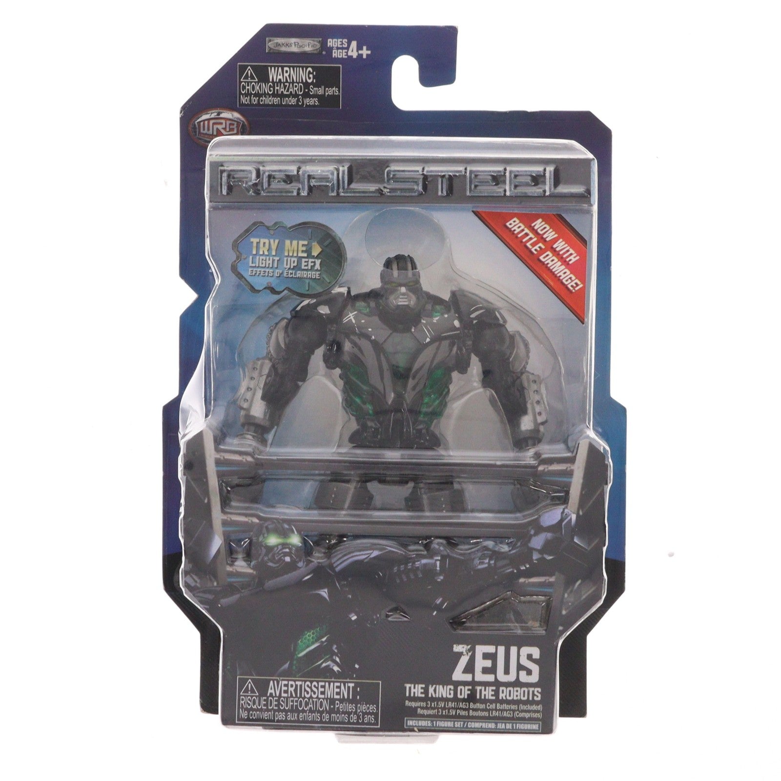 【中古即納】[FIG] リアル・スティール ベーシック フィギュア ゼウス 完成品 可動フィギュア Jakks Pacific(ジャックス・パシフィック)(19991231)
