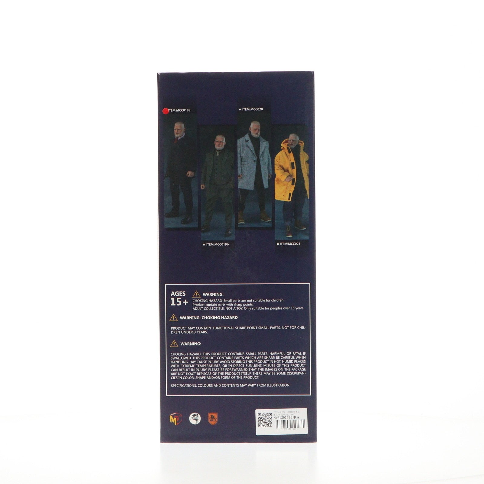 【中古即納】[FIG] THE BIG DEAL -SUIT(ブラック×パープル/ストライプスーツ) 1/6 アクション フィギュア(MCC019a) MCCToys×MR.Z(20101231)