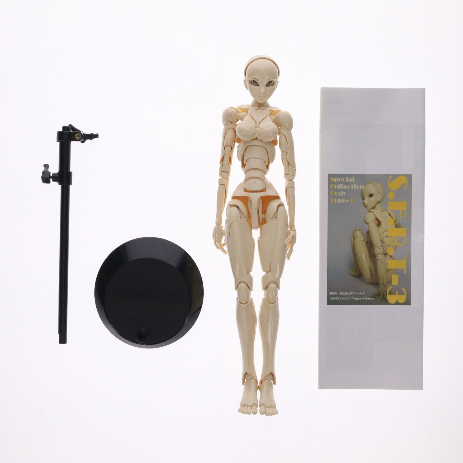 【中古即納】[FIG] S.F.B.T-3(サフビット3) デッサン用オリジナル可動素体 完成品 可動フィギュア Mフィールド(20110930)